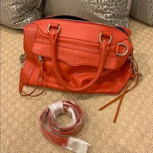 Rebecca Minkoff red leather satchel
